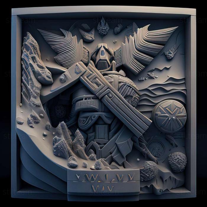3D модель Гра Warhammer 40000 Dawn of War Winter Assault (STL)